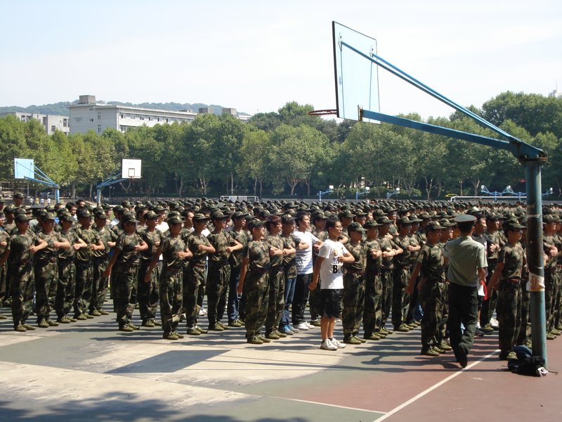 Freshmen Military Practice
