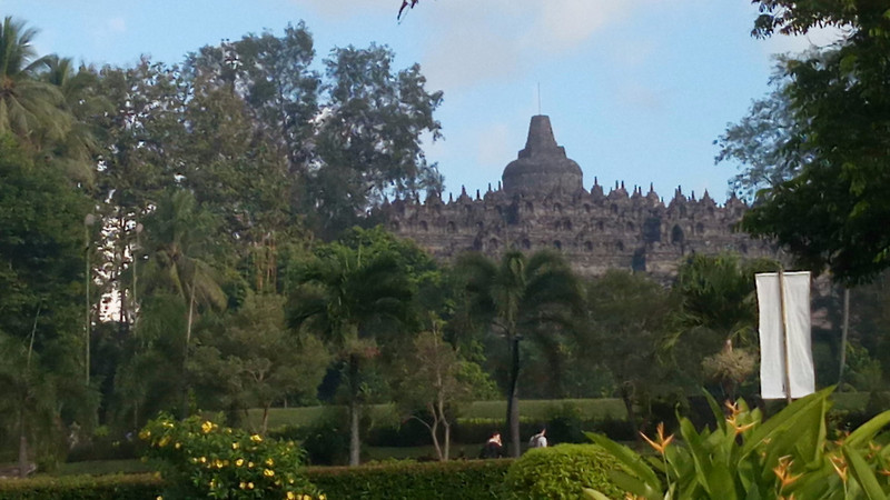 Borobudur Temple, Distant View
