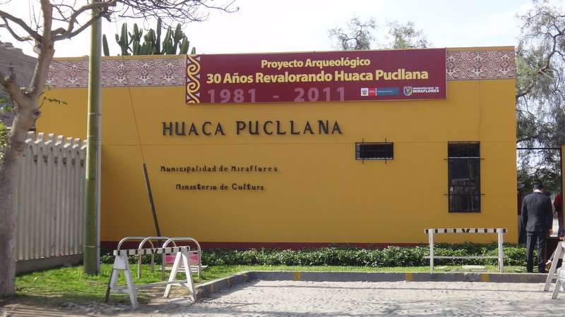 Entrance to Huaca Pucllana