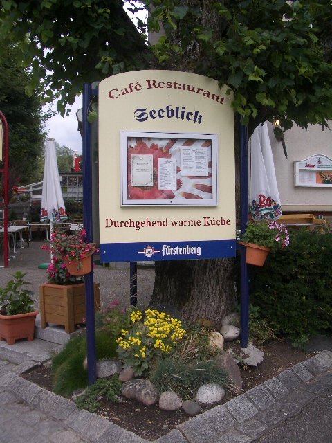 Cafe restaurant, Lake Titisee resort