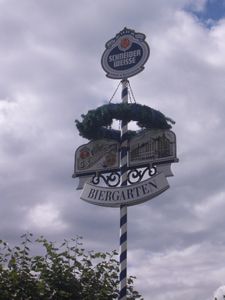 German beer garden