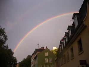Double rainbow in Heidelberg