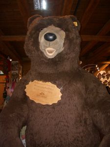 Welcoming bear at Black Forest gift shop