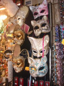 Masquerade masks in Venice