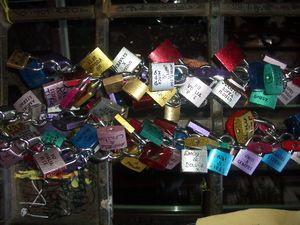 Love padlocks at Juliet's house and balcony, Verona