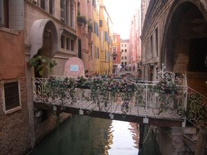 Beautiful bridge in Venice