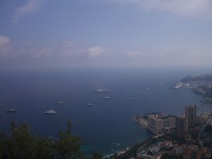 Overlooking Monte Carlo on top of a hill
