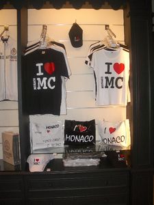 'I Love Monaco' themed t-shirts