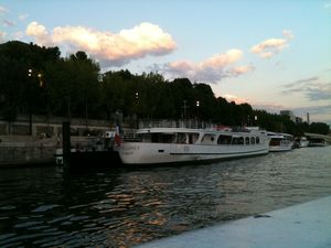 Cruising along the River Seine, Paris