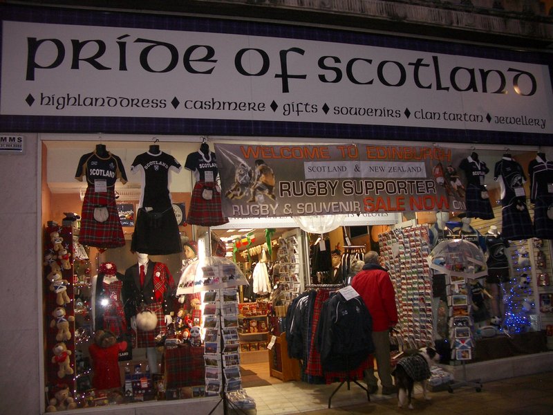 Pride of Scotland souvenir shop