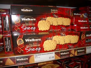 Walkers sheep shortbread