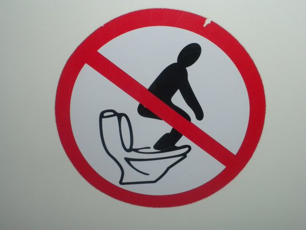 No Squat Toilet!