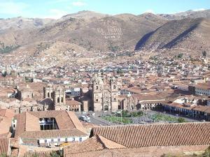 View of Cuzco from our hike