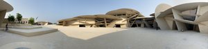 panoramic view of National Museum of Qatar