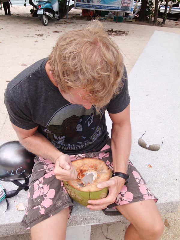 Peeling Coconuts...With A Pen Knife