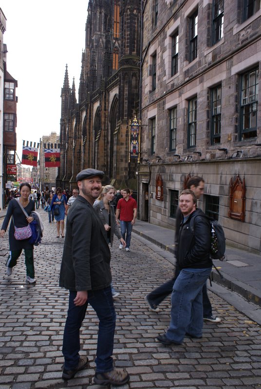Uncle Cam and Corey in Edinburgh Scotland