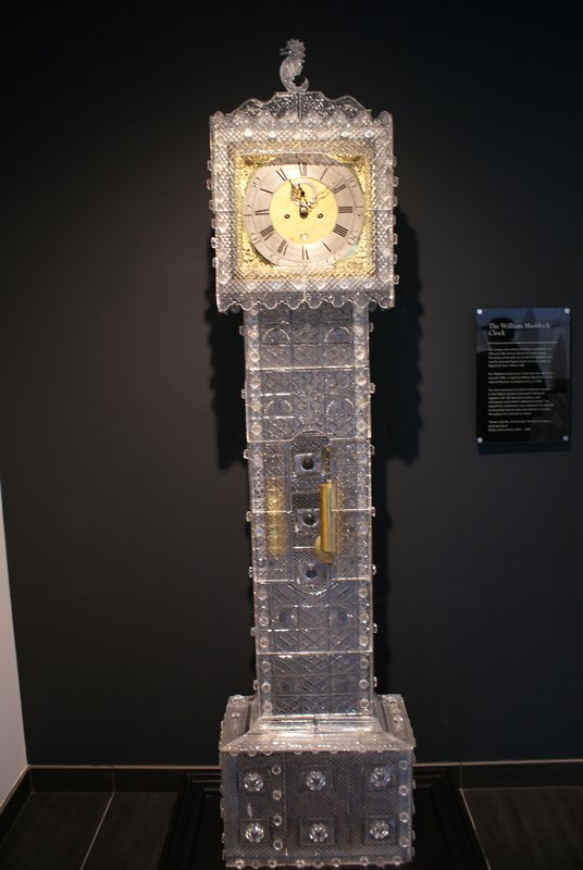 Clock made of Crystal