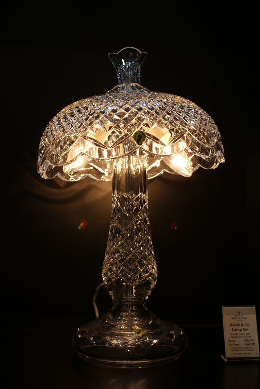 lamp at Waterford Crystal