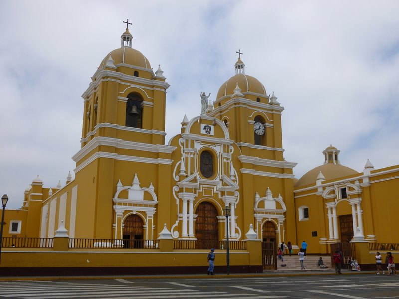 The cathedral in Trujillo
