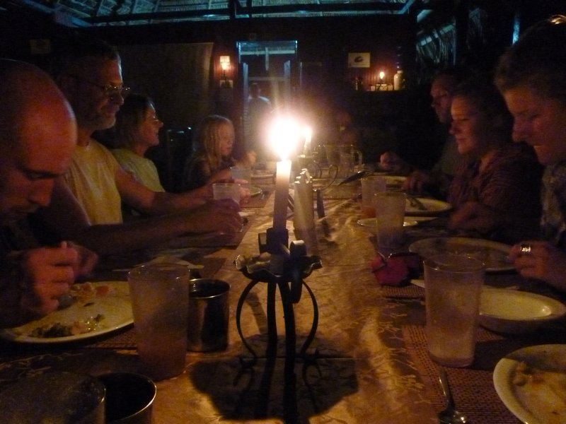 Our group at dinner