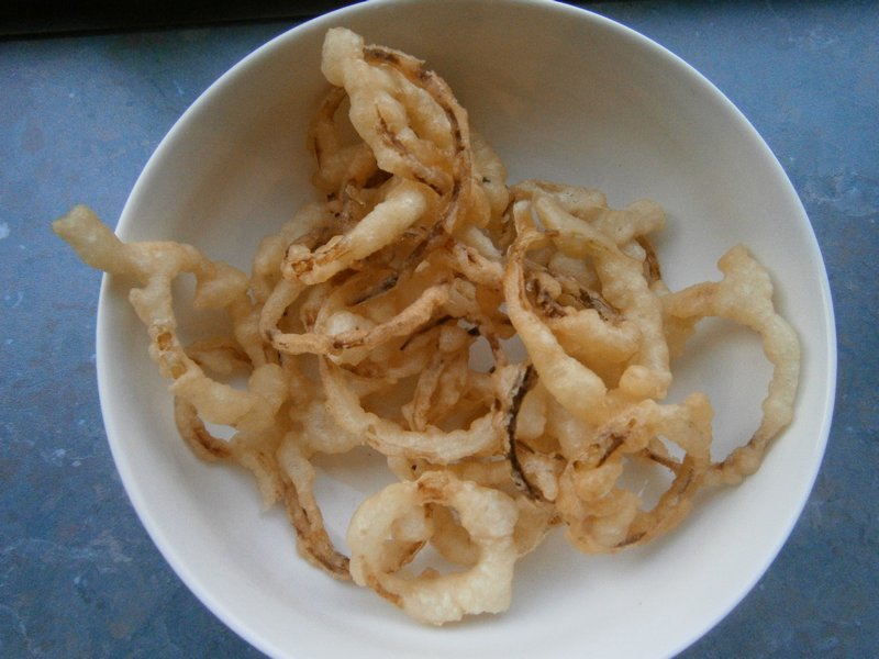 My home made onion rings