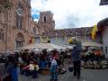 Outdoor flower market