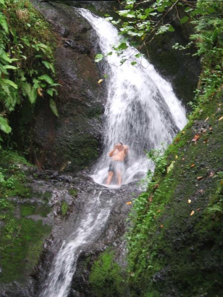 Atua in the waterfall
