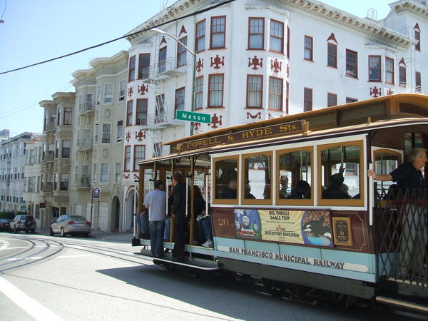One of San Francisco's last cable cars