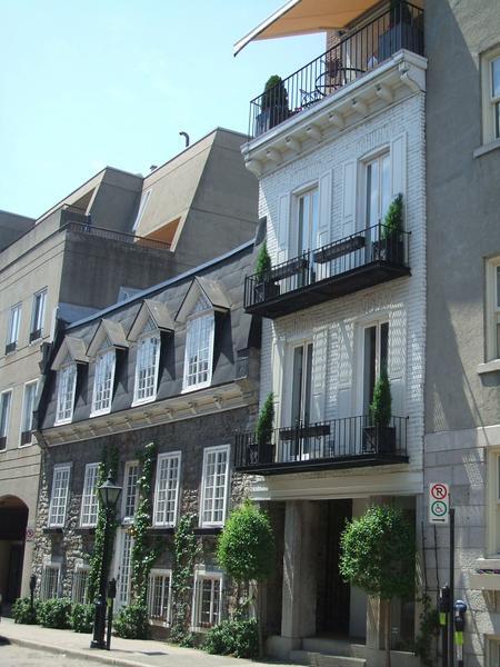 Old Montreal houses