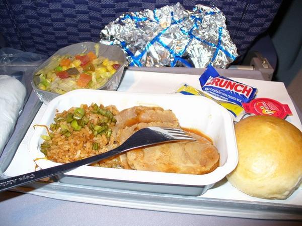 delicious plane food