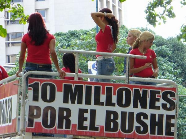 do venezuelans like bush?