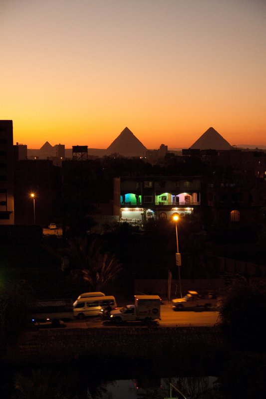 View from our hotel in Cairo