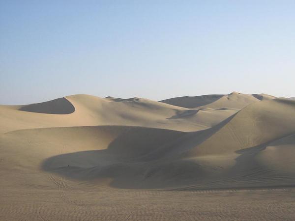 Les dunes de sable.