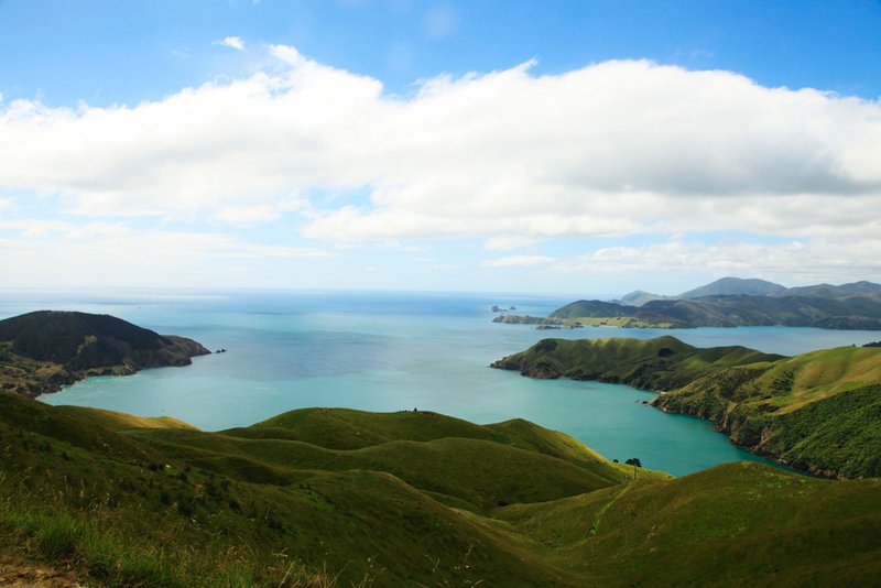 Marlborough Sound and out to sea