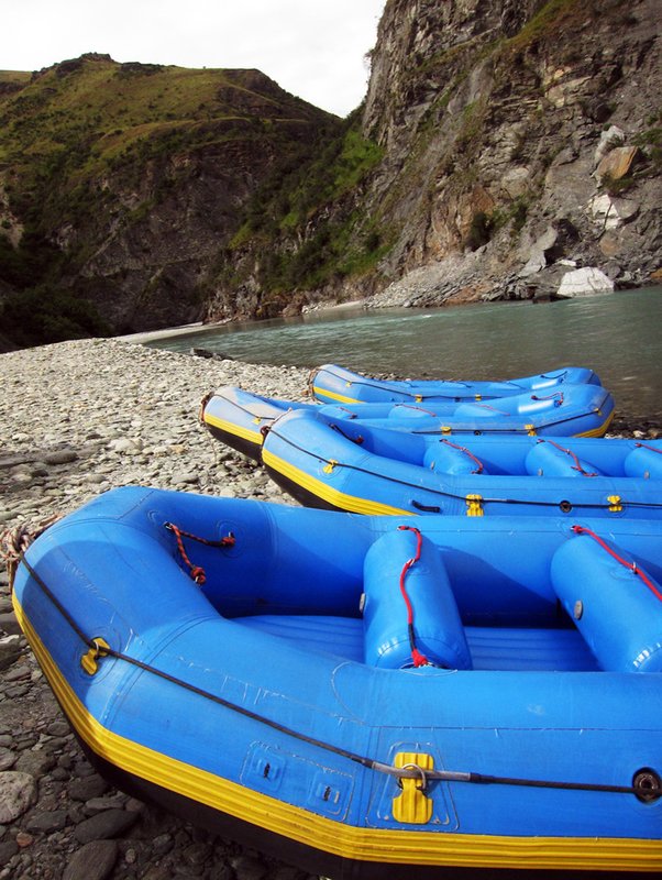 White water rafts