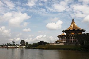 View of the Kuching river