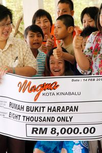 Donation to Bukit Harapan
