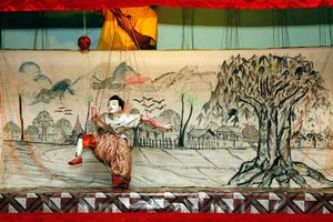 Burmese puppet show