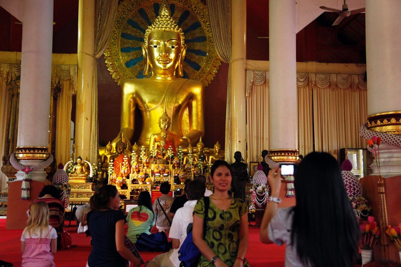 Yes, it looks like the Buddhas are ‘Subduing Mara’ again.
