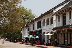 Luang Prabang's eye-pleasing colonial era architecture