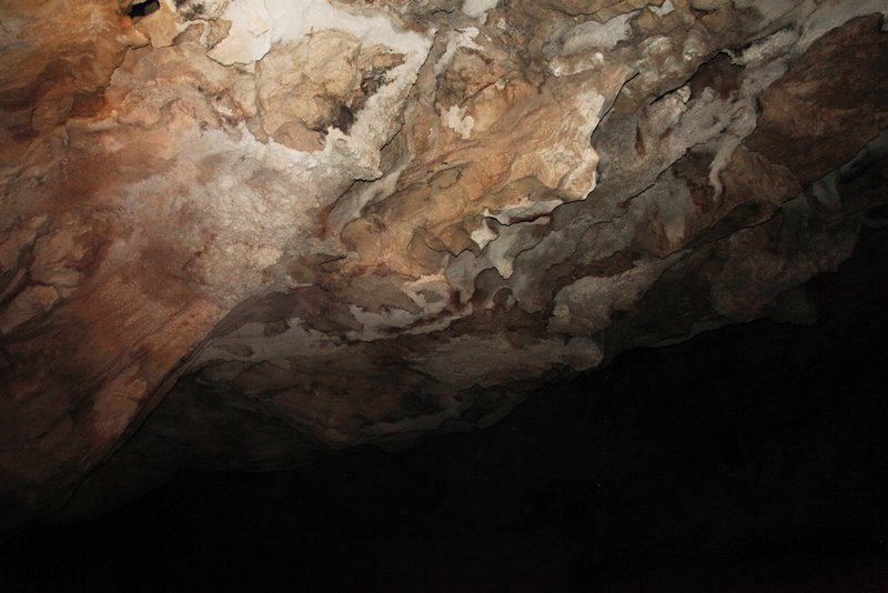 Natural cave paintings