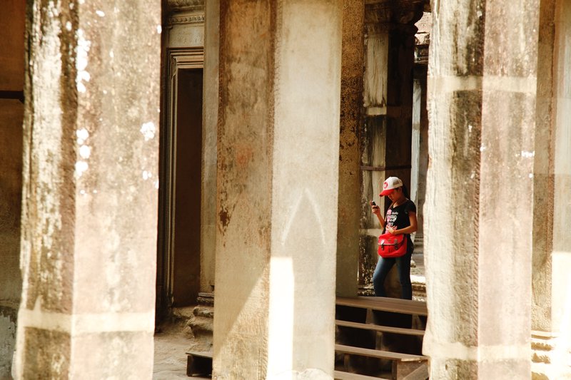 Columns of Angkor Wat