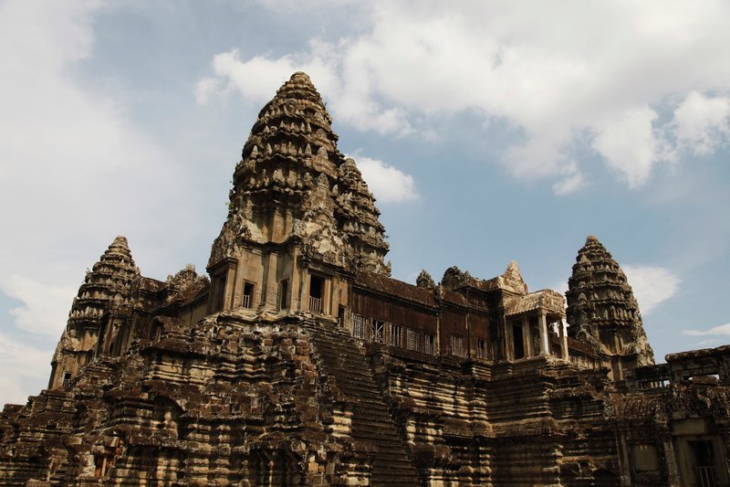 Classic Angkor Wat view