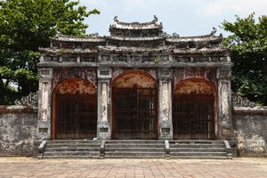 Entrance gates to Minh Mang's burial complex