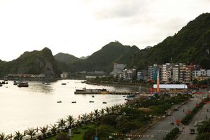 Small harbour on Cat Ba