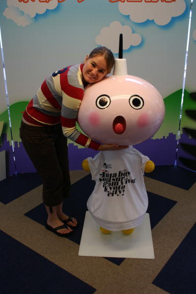 The Kyoto Tower Mascot and me!