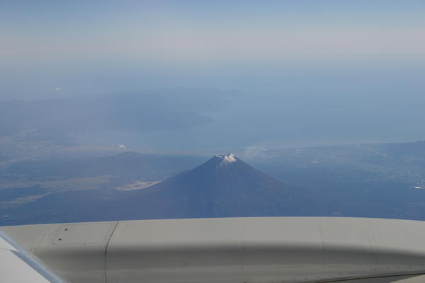 Mt. Fuji from the airplane