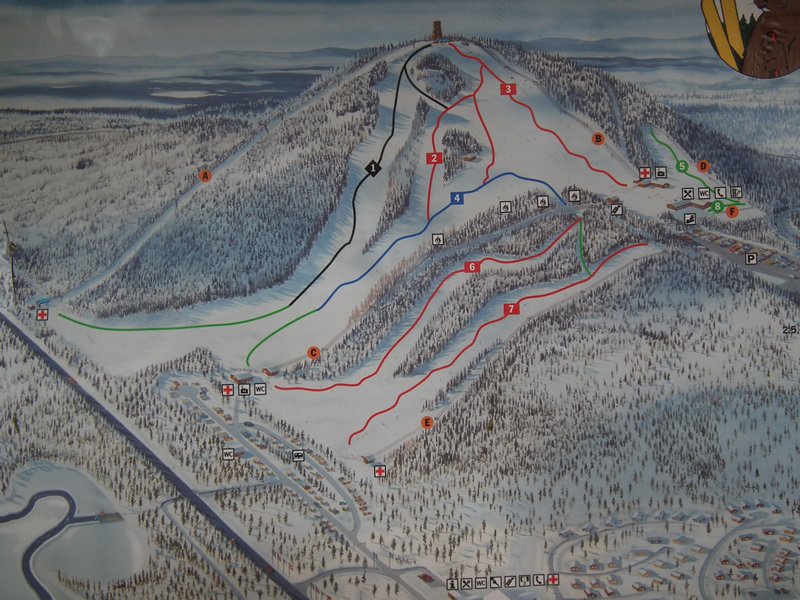 Isaberg Ski area