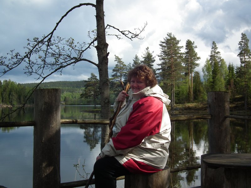 Barb at Lake Elden