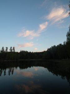 Lake Elden at sunset